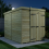6 x 7 Pent Shed Tanalised (Double Door, No Windows) 3