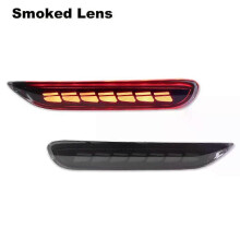 (Smoked Lens) Apply Rear Fog Lights Bumper Reflector Tail/Brake Lights For Nissan Altima Leaf Pathfinder Rogue For Infiniti QX30 QX80 QX60 Q50 JX35