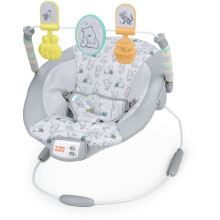 DISNEY BABY - WINNIE - Wachsender Babysitz mit abnehmbaren Spielzeugen - Wachsend von 0 bis 6 Monaten. Geschenk für Babys.