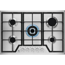 Gasherd - ELECTROLUX - 5 Brenner - 74,4 x 51 cm - KGS7536SX - Edelstahl