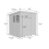 6 x 7 Pent Shed Tanalised (Double Door, With Windows) 4