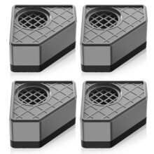 Quiet Revolution, patins anti-vibrations pour appareils électroménagers, réduction du bruit et absorption des chocs sous les machines lourdes,