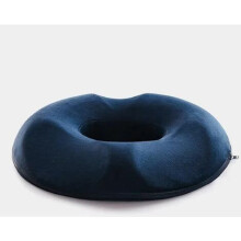 Coussin en forme de beignet pour le coccyx et la sciatique, coussin de siège en mousse à mémoire de forme avec poignée de transport pour fauteuil