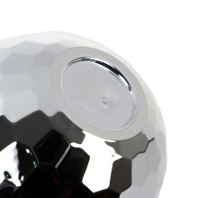 Gobelet boule disco avec paille et couvercle, couvercle à clapet étanche pour une utilisation nomade, double paroi isolée sous vide pour garder