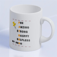 Cadeau pour un ami : Mug humoristique original et unique, mug cadeau personnalisé avec une large ouverture pour une infusion et une dégustation