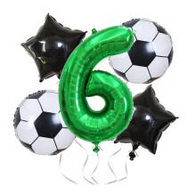 Ballons de football, articles de fĂŞte d'anniversaire, ballons uniques vert clair et noir et blanc Ă fermeture automatique pour festival de