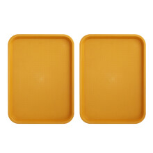 Plateaux inodores et faciles à nettoyer pour le service en restauration rapide, cafétérias et restaurants. Plateaux multifonctionnels en plastique