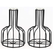 Support hydroponique pour la décoration de la maison ou du bureau, vase style bouteille de vin au style distinctif pour la culture de plantes