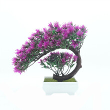 Keinotekoiset Bonsai-puut Simulointisuunnittelu Olohuoneen Puutarhan Parvekkeen Koristeeksi, Kirkkaan Väriset Muoviset Ruukkukasvit Ei Huoltoa