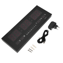 Compte à rebours à luminosité réglable, minuteur Bluetooth contrôlé par application, alarme sonore, écran LED haute définition, minuteur