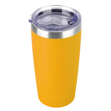 Pahar cu perete dublu, cană izolată în vid din oțel inoxidabil, capac etanș, design anti-sudare, pentru utilizare pe tot parcursul zilei, 20 oz,