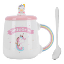 Charmante tasse à café en céramique, grande capacité, portable et légère avec une poignée confortable, parfaite pour divers endroits, y