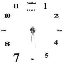 Horloge murale décorative de luxe, surface miroir 3D pour chambre, salon, hall d'hôtel