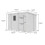9 x 6 Pent Shed Tanalised (Double Door, No Windows) 4