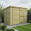 9 x 6 Pent Shed Tanalised (Double Door, No Windows) 1