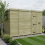 9 x 6 Pent Shed Tanalised (Single Door, No Windows) 1