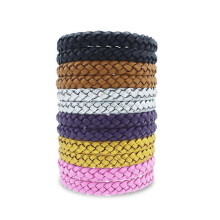 (Color mixing) Children's Dual Color Leather Mosquito Repellent Wristband