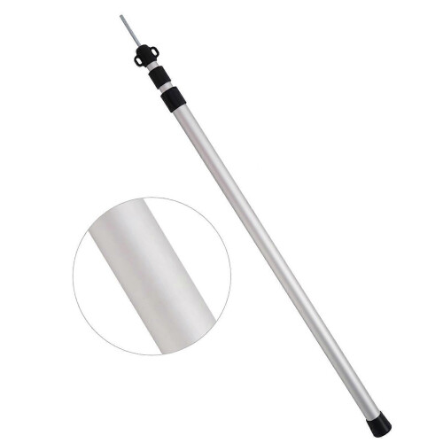 Telescopic Aluminum Tent Poles, Adjustable 3-Section Awning Support, Over 2