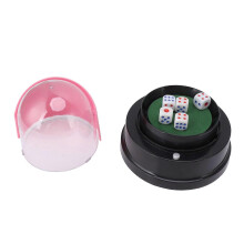Automatic Dice Cup PP Shaking Roller Set w/ 5 Dice 11.5x10.6cm