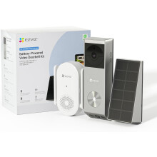 EZVIZ 2K Video Doorbell Camera Wireless, 2.4GHz Wi-Fi, No Subscription, AI Human Package Detection, Colour Night Vision, 5200mAh Battery Capacity