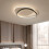 Living And Home Indoor Triangular Dimmable LED Ceiling Light with Remote Control 1