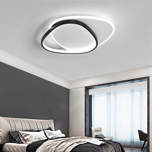 Living And Home Indoor Triangular Dimmable LED Ceiling Light with Remote Control 1