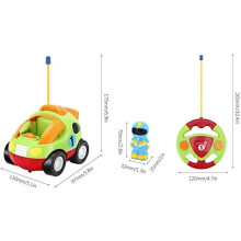 Macchina telecomandata - ZGEER - Giocattolo da corsa per neonati e bambini - Musica e luci - Verde