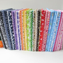 56 stuks/lot 25cm * 25cm Katoenen stof met bloemenprint (geen herhalend patroon) voor patchwork en naaien