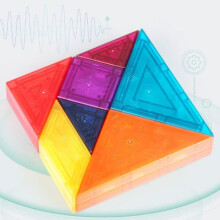 Tangram 3D magnetische bouwblokken puzzel voor kinderen, vormherkenning