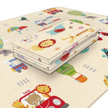 SURENHAP Foldable Play Mat, Baby Play Mat, Soft, Comfortable, Lightweight, Foldable, Compact, for Crawling, Nursery Area