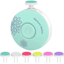 Electric Baby Nail File Kit, 6-in-1 Nail Clipper, for Newborns, Children, and Adults, Toenails and Fingernails