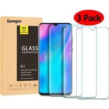 Garegce Tempered Glass Screen Protector for Huawei P30, Transparent [3-Pack] Tempered Glass Screen Protector Film, 9H Hardness, Anti-Block