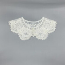 (Bead)Wool Felted Collar For Womens Autumn Winter Clothing With Detailing Beaded