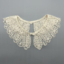 (Apricot Bead)Decorative Fashion Cotton Lace Neck Decor For Adults Doll Collars Style Seasonal