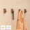Wall-Mounted Coat Rack - LARGEIGHT - Black Walnut Rectangle - 8 Hooks - For Children - Contemporary Design 2