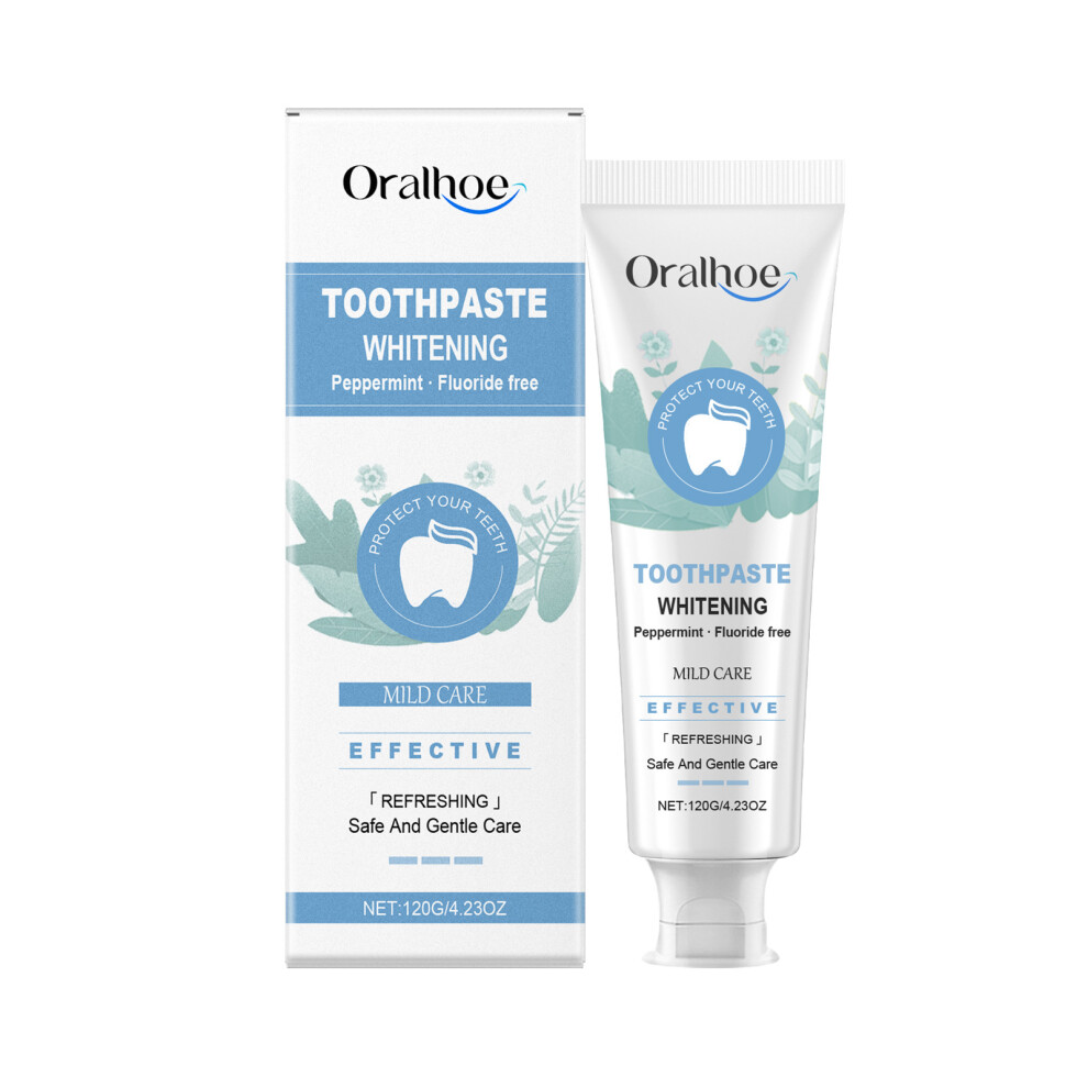 (120g) Mint toothpaste gently cleans stained teeth, brightens teeth, and provides daily oral care