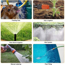 Automatic Watering Programmer, Drip Irrigation Timer, Waterproof and Suitable for Outdoor Use, Multiple Modes