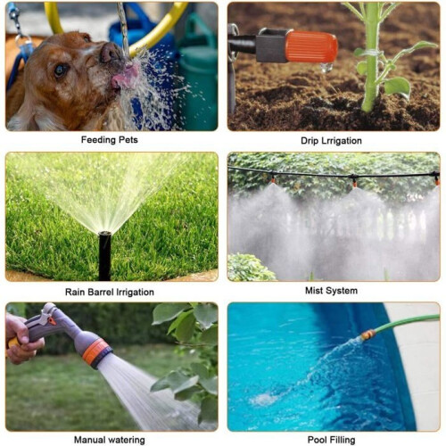 Automatic Watering Programmer, Drip Irrigation Timer, Waterproof and Suitable for Outdoor Use, Multiple Modes