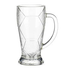 Soccer Beer Glass 500ml Football Mug for Home Bar Sports Fans
