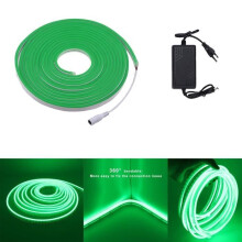 LED-strip - 5 meter - Flexibel - IP65 waterdicht - Groen - Adapter meegeleverd