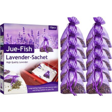 Lavendelzakje, Paars lavendelzakje met trekkoord, Zakje met gedroogde lavendelbloemen, Aromatherapiezakje voor thuis