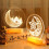 3D Tafellamp - Ramadan - LED - Wit - 3W - Interieurdecoratie 3