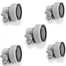 Verpakking van 5 Type B-adapters (32 en 38 mm aansluiting) - INTEX