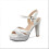 (EU38, white) Heels Sandals For Women 1