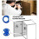 35mm Hinge Jig Drill Bit Sets Concealed Hinge Drill Bit Locating Guide Drilling Tools for Cabinet Hinges And Mounting Plates 2