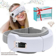 Smart Air Pressure Eye Massager with Heat & Vibration, Wireless Rechargeable Music Eye Massager for Eye Strain Relief & Dry Eyes Relaxation\u200b