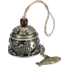 Wind Chime with Bell Chinese Style Hanging Decoration Retro Car Pendant Ornament