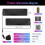 2PCS DIY Car Dynamic Devil LED Eyes, Smart Colorful Eye Lamp soft Screen For Car Windows，Programmable Remote Control Flexible LED Display  Lights 2