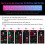 2PCS DIY Car Dynamic Devil LED Eyes, Smart Colorful Eye Lamp soft Screen For Car Windows，Programmable Remote Control Flexible LED Display  Lights 5