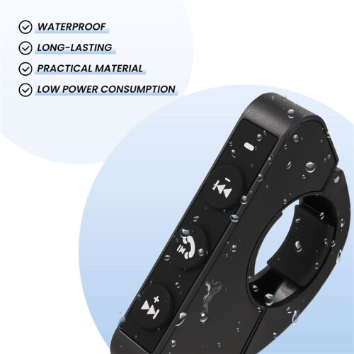 Wireless Remote Control for Motorcycle Helmets Handlebar Control Keypad Remote Control Connect to Cell Phone 2
